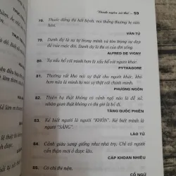 Danh ngôn xử thế- TG Nguyễn Hữu Trọng.  762435