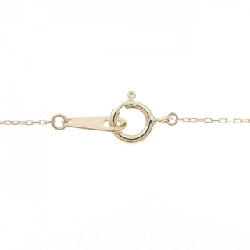 K10YG Heart Blue Topaz Necklace - Hàng hiệu Authentic 857610