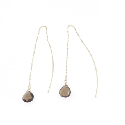 K10YG Đá quý khói Bông tai - Hàng hiệu Chính hãng 866155