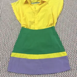 Set váy hè siêu mát Sơ mi + CV ngắn  929865