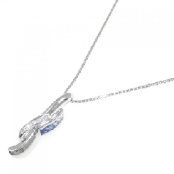 K18WG Sapphire Necklace 0.30CT - Hàng hiệu Authentic 862324
