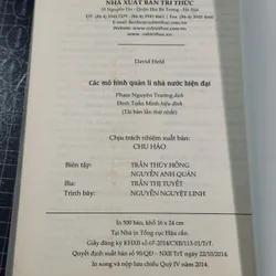 Các mô hình quản lí nhà nước hiện đại 694746