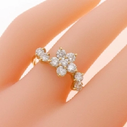 Nhẫn kim cương hoa K18YG 1.00CT 669866