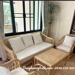 Sofa mây tự nhiên hiện đại phòng khách 495305
