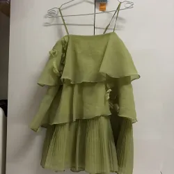 Đầm tiểu thư baby doll xếp li