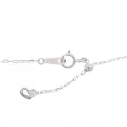 K18WG Đan Chéo × Hoa Kim Cương Dây Chuyền - Hàng hiệu Chính hãng 860177