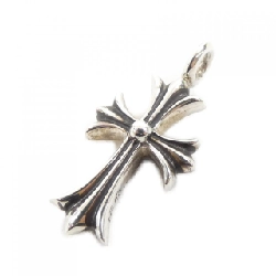 クロムハーツ CHROME HEARTS TINY CH CROSS F PAVE BLU SAPH SNGL SIDE 202033746SLVXXX014 Pendant - Hàng hiệu Authentic