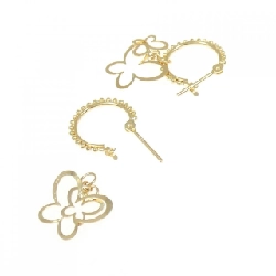 K18YG Bướm Bông Tai - Hàng hiệu Chính hãng 869508