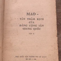 MAO - TẤN THẢM KỊCH CỦA ĐẢNG CỘNG SẢN TRUNG QUỐC TẬP 1-2 603942