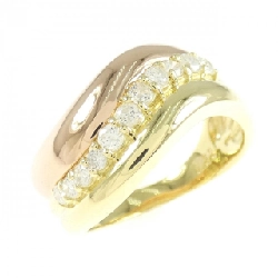 Nhẫn kim cương K18YG/K18PG 0.33CT