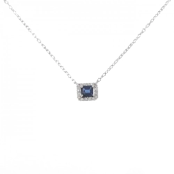 Dây chuyền Sapphire PT900/PT850 0.29CT - Hàng hiệu Chính hãng
