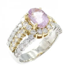 Nhẫn Sapphire PT900/K18YG 1.453CT - Hàng hiệu Chính hãng