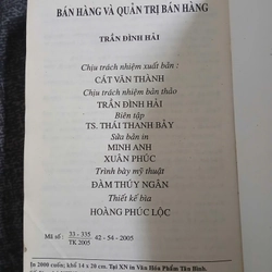 Bán hàng và quản trị bán hàng 501657