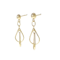 K18YG Bông tai - Hàng hiệu Authentic 871907