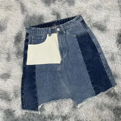 Châm váy jeans 