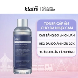 NƯỚC HOA HỒNG KLAIRS - Supple Preparation Unscented Toner 180ml