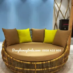 Giường tròn tắm nắng mây nhựa 560050