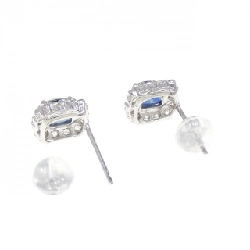 K18WG Bông tai Sapphire 1.01CT - Hàng hiệu Chính hãng 869663