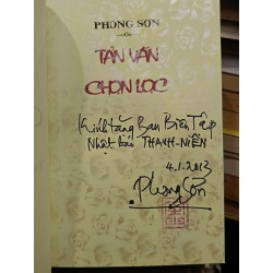 Tản văn chọn lọc: "Tình nghĩa sụt giá" - Phong Sơn 449095
