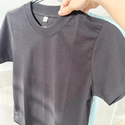 Áo Thun Nữ Cotton Cổ Tròn Size SML Form Dáng Cơ Bản Ba Màu Đơn Giản Hàng Mới 303781