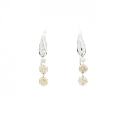 K18WG Bông tai kim cương 0.40CT - Hàng hiệu Chính hãng