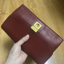 Clutch nữ 23x14x3 da thật 2hand