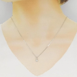 Dây chuyền kim cương Solitaire PT900/PT850 0.09CT - Hàng hiệu Chính hãng 859301