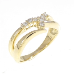 Nhẫn kim cương K18YG 0.11CT - Hàng hiệu Chính hãng