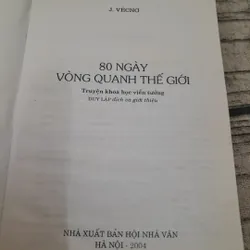80 ngày vòng quanh thế giới. Jules Verne. Bìa cứng in năm 2004 712119