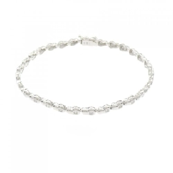 K18WG Vòng tay kim cương 0.50CT - Hàng hiệu Chính hãng 872669