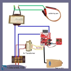 Bảng điều khiển máy Hàn điều khiển biến áp thời gian dòng điện  494994