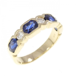 Nhẫn Sapphire K18YG 1.63CT