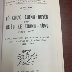 Tổ chức chính quyền dưới triều Lê Thánh Tông  277877