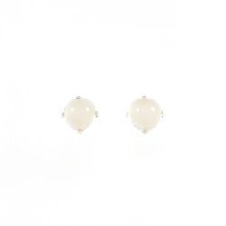 K18YG Đá mặt trăng Bông tai - Hàng hiệu Chính hãng