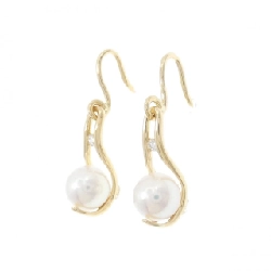 K18YG Bông tai ngọc trai Akoya 7.2mm - Hàng hiệu Chính hãng 869171