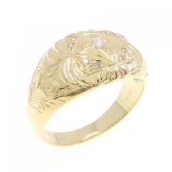 【Sản phẩm mới】Nhẫn kim cương K18YG 0.10CT