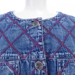 【Khuyến mãi】Áo khoác denim CHANEL 642612