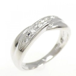 Nhẫn kim cương K18WG 0.10CT