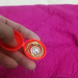 Dây titan dạng lụa mặt mất một hột moi 1024041