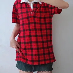 Áo phông cổ bẻ polo unisex 2hand Nhật