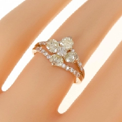 Nhẫn kim cương hoa K18PG 1.20CT 670848