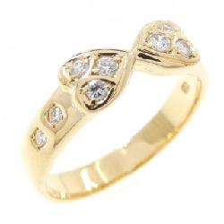 Nhẫn kim cương hình trái tim K18YG 0.14