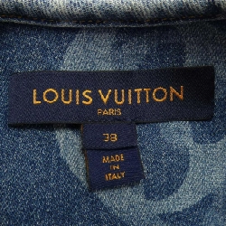 Áo khoác denim Louis Vuitton LOUIS VUITTON Giant Monogram Không cổ FKJA06ZPY 631234