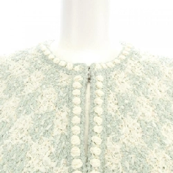 【Mã giảm giá】Áo khoác không cổ CHANEL 641677