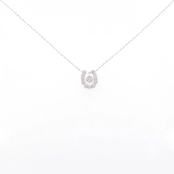 K18WG 2WAY Dây chuyền kim cương 0.08CT - Hàng hiệu Authentic