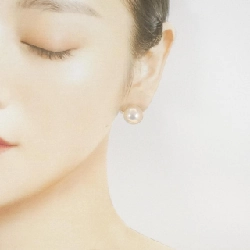 K18YG Mabe Pearl Earrings - Hàng hiệu Authentic 862884