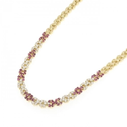 Dây chuyền ruby 750YG 3.12CT - Hàng hiệu Authentic 860538