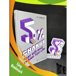 (TẶNG BOOKMARK) 5% Change - Thay Đổi Nhỏ, Thành Tựu Lớn, Lý Tùng Uý, 2023, Mới 95% RBK270325
