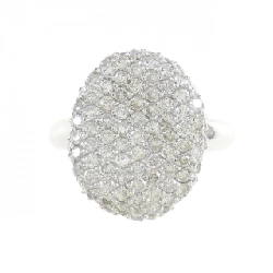 Nhẫn kim cương Pavé K18WG 1.20CT 671998