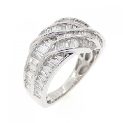 Nhẫn kim cương K18WG 0.90CT